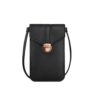 Sac à bandoulière Narunii Mini pour Femmes -Compatible avec Smartphones -Cuir PU Transparent'utilisable en Full Screen -