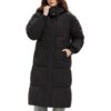 PUFFIT doudoune épaisse femme hiver chaude avec capuche poches profondes pour femme