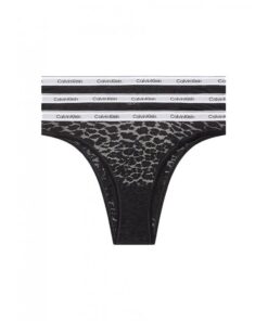 Calvin Klein Slides Brésiliens Lot de 3 pour Femme - Comfortable et Élégants sous-vêtements Low-Rise pour Sport et Routi