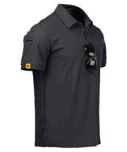 JACKETOWN Polo Hommes Séchage Rapide Manches Courtes Patte de Golf Polos Sport