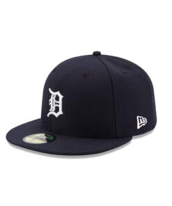 New Era Detroit Tigers 59fifty Basecap pour les supporters de la saison sur le terrain MLB