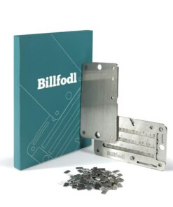 Sac à Money Portefeuille Materiel de Secours en Acier Inoxydable pour Bitcoin, Ethereum et Autres Crypto-Monnaies