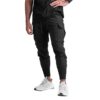 BOOMLEMON Pantalon de jogging fin pour homme - Idéal pour jogging, course à pied et gym, coupe ajustée en noir, Taille M
