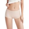 SUIUOI Femme Culotte Remonte Fesse Push Up Sculptante Amovible Coussinet, Taille Haute Bouton Invisible Shapewear Shapew
