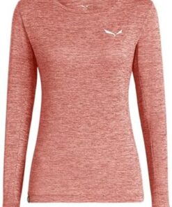 Salewa Puez Melange Dry Femme Manches Longues pour Randonnée