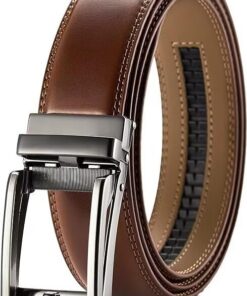 Ceinture Homme Cuir Automatique 35 mm Design Micro Réglable