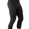 Niksa pantalon de compression 3/4 homme course séchage rapide respirant anti-transpiration football basketball fitness