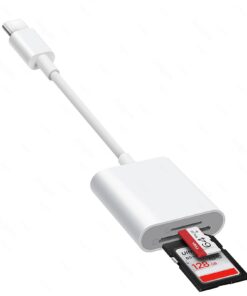 Lecteur Carte SD USB C Plug and Play pour Caméra et PC, 2 Fentes SD et Micro SD, Non Compatible iPhone/iPad/MacBook/Mac,