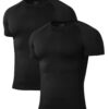 Niksa 1 t-shirt de compression homme respirant manches courtes séchage rapide course à pied gym