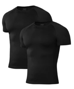 Niksa 1 t-shirt de compression homme respirant manches courtes séchage rapide course à pied gym
