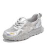 Chaussures Dad Shoes Classiques en Cuir Respirantes pour Femmes Fitness et Course à Pied Chaussures confortables avec Se