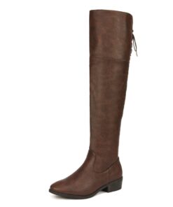 Bottes DREAM PAIRS Confortables pour Femmes Cuissardes Doux et Respirantes - Idéales pour le Combat - Zoom sur la Comfor