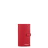LANCASTER Porte chéquier Red (rouge) en cuir pour homme, élégant et stable pour bureau ou voyager, superbement conçu ave