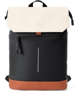 Sac a Dos Femme en Cuir Mat Élégant pour D'affaires et Université - CompartimentPour Ordinateur Portable 15,6" - Ideal p