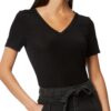 Morgan Femme T-Shirt 100% Coton Organique Confortable pour Soirée de Luxe Taille M Og9823