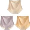 Culottes Rietoiu rafraîchissantes taille haute pour femme - Sous-vêtements gainants et respirants - Invisibles et extens