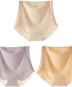 Culottes Rietoiu rafraîchissantes taille haute pour femme - Sous-vêtements gainants et respirants - Invisibles et extens