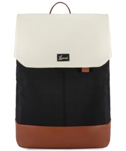 LOVEVOOK Sac à Dos Femme Étanche Voyage Travail Noir OEKO-TEX STANDARD 100