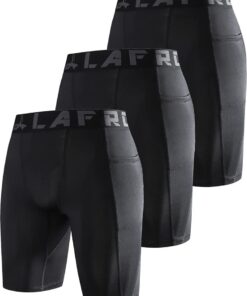 LAFROI hommesQuick Dry Compression Fit Tights ShortsWaistband YSK09