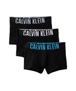 Calvin Klein Lot de 3 boxers ajustés pour homme - Intense Power - Modele minimaliste en coton stretch respirant | Taille