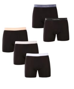 Calvin Klein boxer briefs pour hommes, noir, taille S, pack de 5, intime confortable, design moderne