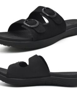 COFACE Sandales Femmes Été Mode Orthopédiques Légères Avec Support Confortable Pour Plantar Fasciite Sandales Réglables