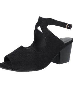 Meilleure Chaussure à Talon pour Femmes en Dentelle, Sandales avec Décoration sur le Talon et Talons à Brides Croisées p