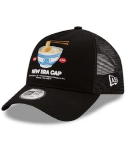 New Era Chapeau Snapback A-Frame - Noir, Pour Hommes, Étanche & Durable - Taille Standard