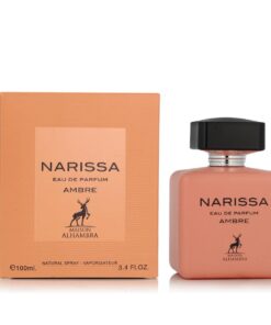 Narissa Ambre par Maison Alhambra pour Femmes - Parfum EDP |4 oz - Floral Oriental pour Femmes en Plein Printemps