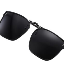 Long Keeper Clip Lunettes de soleil polarisées pour hommes et femmes,Clip solaire pour lunettes de vue,Grand carré 59mm
