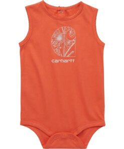 Carhartt Body Floral pour bébé fille | Élégant Ensemble Tee | Pour Nourrisson et Enfant | 100% Coton