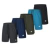 Shorts de course à pied rapide séchage BS RPMLot de 5 pour homme avec poches et taille élastique Shorts de sport BS RPM