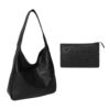 Sac à Bandoulière Retro pour Femmeavec Grande Capacité et Pochette Boucle Magnétique