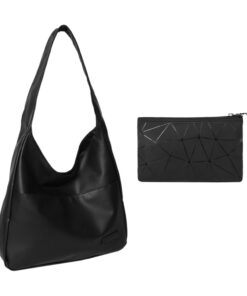 Sac à Bandoulière Retro pour Femmeavec Grande Capacité et Pochette Boucle Magnétique