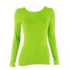 Charmoni Pull sous Pull femme vert anis - léger et extensible - taille unique T38 - coupe classique - recherché sur Amaz