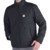 Carhartt Veste Imperméable Homme Léger Isolée pour Travaux de Construction Rain Defender