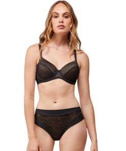 GISELA Culotte haute en dentelle - confort maximal pour femmes - taille unique