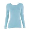 Charmoni Pull sous Pull Femme Coupe Classique Bleu Clair Taille Unique 38