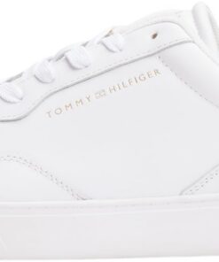 Chaussures de ville Tommy Hilfiger pour femme en cuir à semelle bossue, style vintage classique, confortable