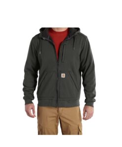 Carhartt Wind Fighter Sweat-Shirt mi-épais fermerture éclair toute la longueur coupe décontractée homme