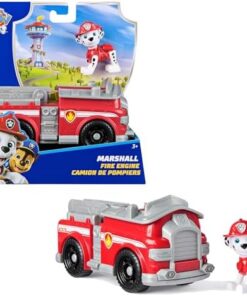 Pat Patrouille Véhicule Figurine Marcus - Plastique Recyclé - Jouet Enfant 3 Ans+
