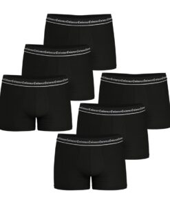 Eminence Lot de 6 Boxers Homme En Coton Biologique pour Sport et Relaxation Comfort en taille L