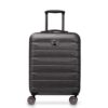DELSEY PARIS VALISE CABINE - RigideSlim - 55x40x20 cm - 34 litres - Noir - Voyage Élégant