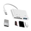 Lecteur Carte SD USB-C Multifonction pour Tablettes et PC OTG - Support SD/MMC/MicroSD/TF/SDXC/SDHC/Micro SDHC/Micro SDX
