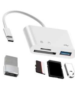 Lecteur Carte SD USB-C Multifonction pour Tablettes et PC OTG - Support SD/MMC/MicroSD/TF/SDXC/SDHC/Micro SDHC/Micro SDX