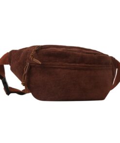 Sac LERONO à Bandoulière en Velours Côtelé pour Femmes et Adolescentes - Grande Capacité et Polyvalent pour Sport et Voy