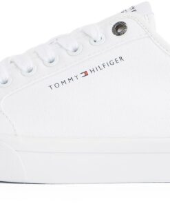 Tommy Hilfiger Homme Bottines de ville en toile canvas Marron Bas FM0FM05398