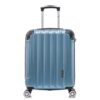 Raykong Valise Cabine | Poids léger | Idéale pour Voyage | Bleu | 20 Pouces | Polycarbonate Fort | Serrure Intégrée | Pr