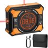 Neoteck Inclinomètre Numérique 4x90° + 2 Lasers Rechargeable Magnétique + pour Menuiserie Bricolage Chantier