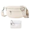 Sac à main TTPSRY en Cuir Véritable pour Femme Élégantavec Sangle Réglable et Amovibleporte-monnaie pour Femme
